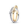 Sparkling Stella Crossover Ring