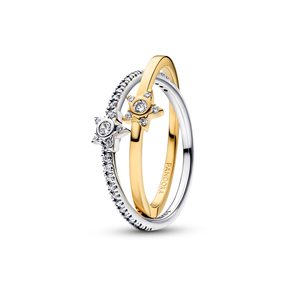 Sparkling Stella Crossover Ring