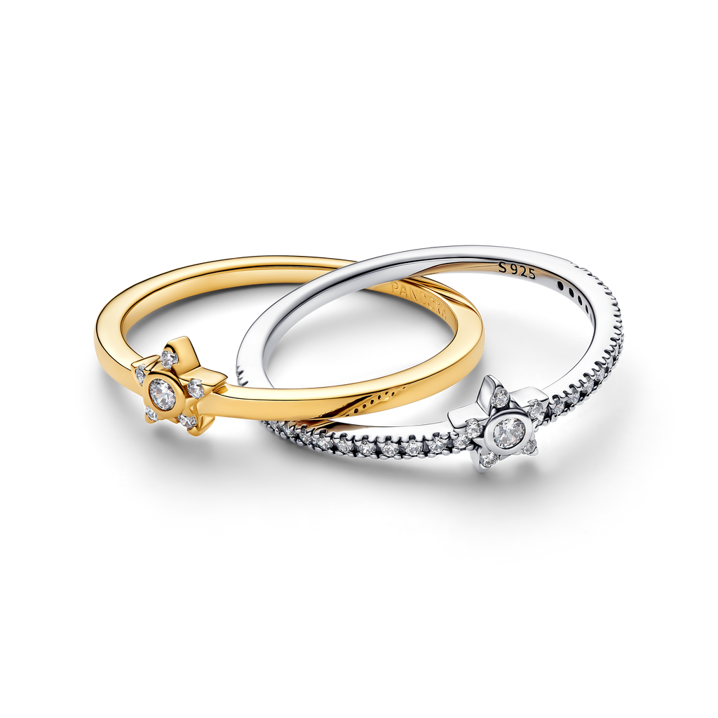 Sparkling Stella Crossover Ring