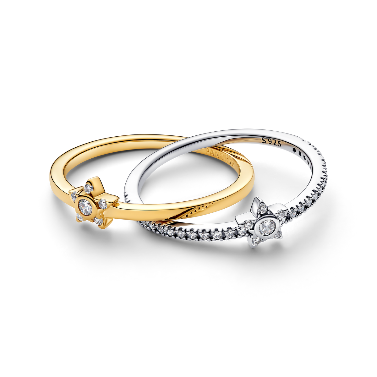 Sparkling Stella Crossover Ring