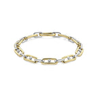 Ti Sento Milano Chunky Open Link Bracelet with Round Zirconia