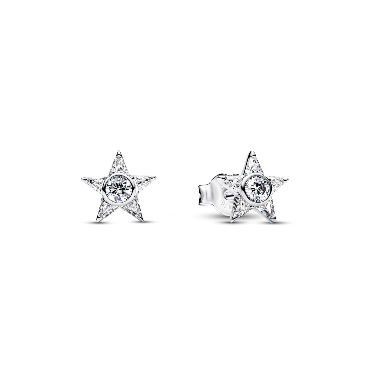 Sparkling Stella Stud Earrings | Sterling silver