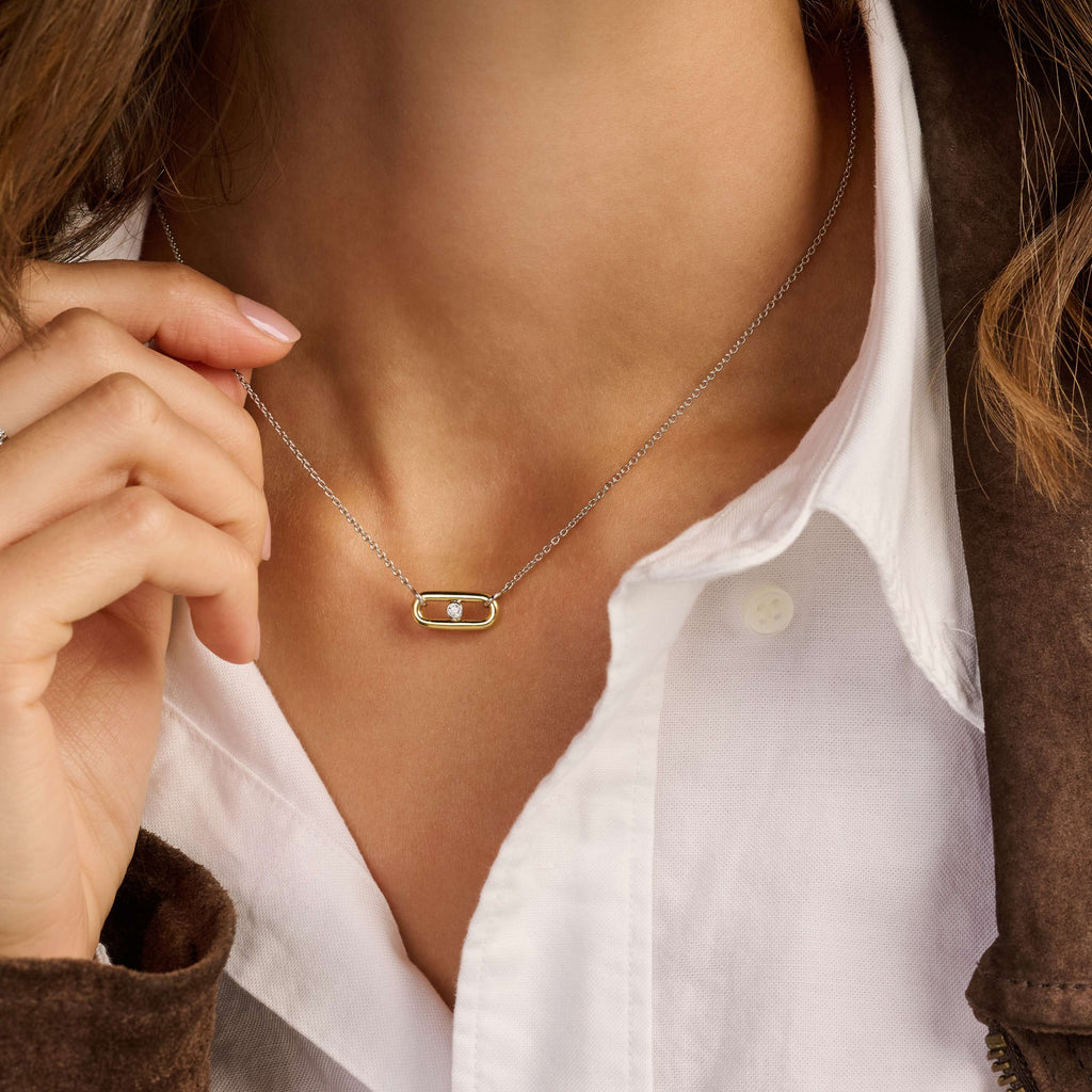 Ti Sento Milano Open Chain Necklace, alternate view