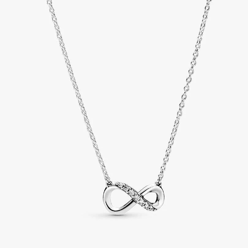 Sparkling Infinity Collier Necklace