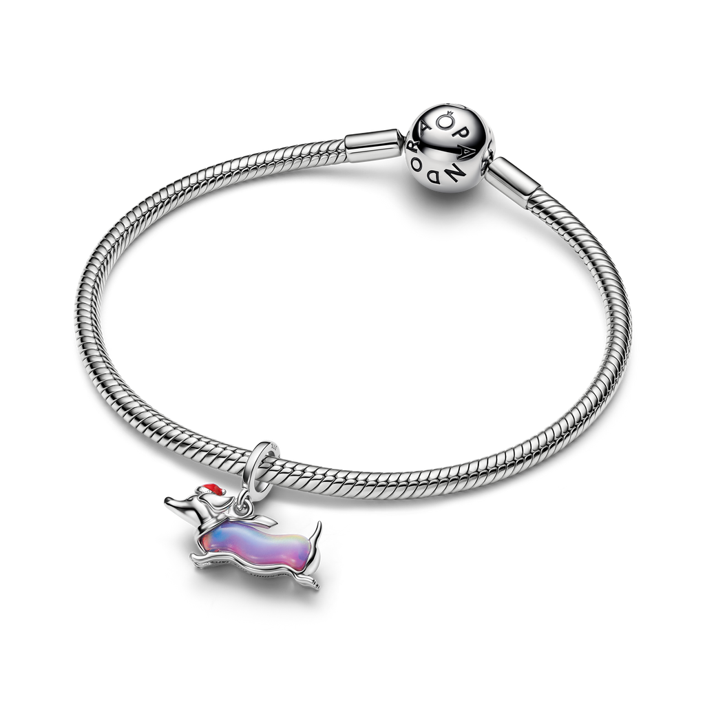 Christmas Dachshund Dangle Charm