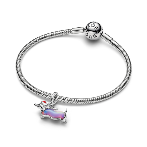 Christmas Dachshund Dangle Charm