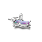 Christmas Dachshund Dangle Charm