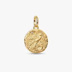 Swallow Medallion Charm