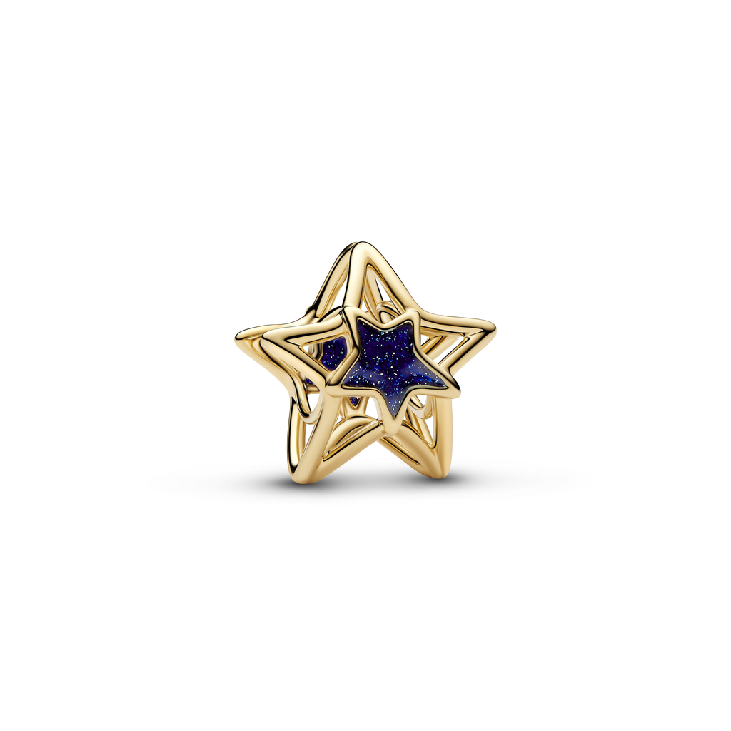 Star Openwork Charm | Gold plated