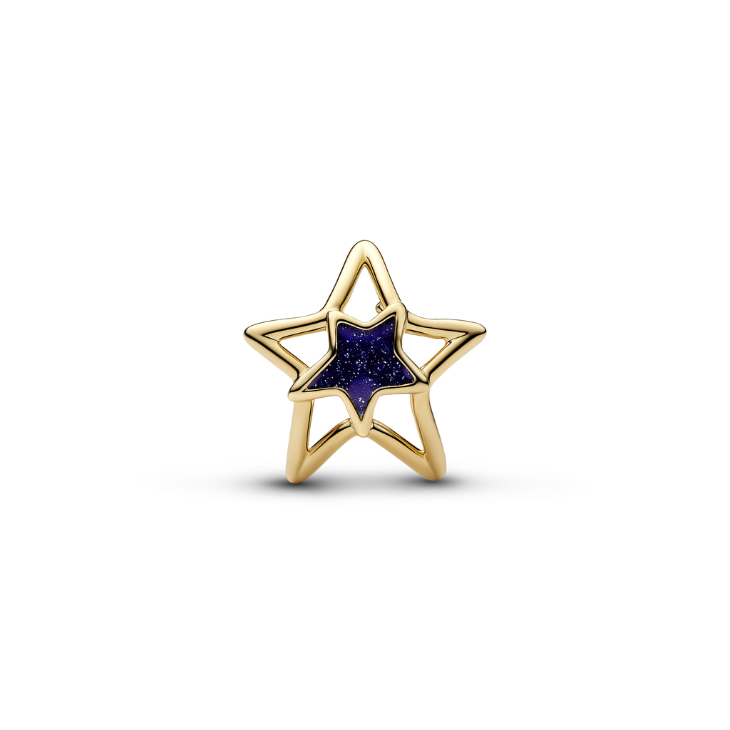 Star Openwork Charm | Gold plated