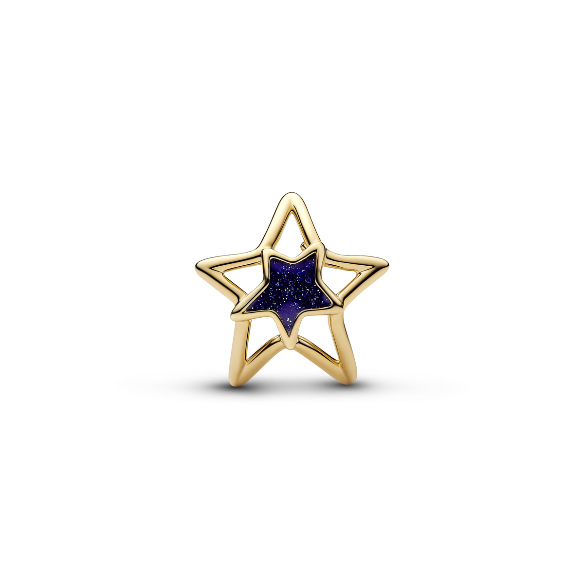 Star Openwork Charm | Gold plated