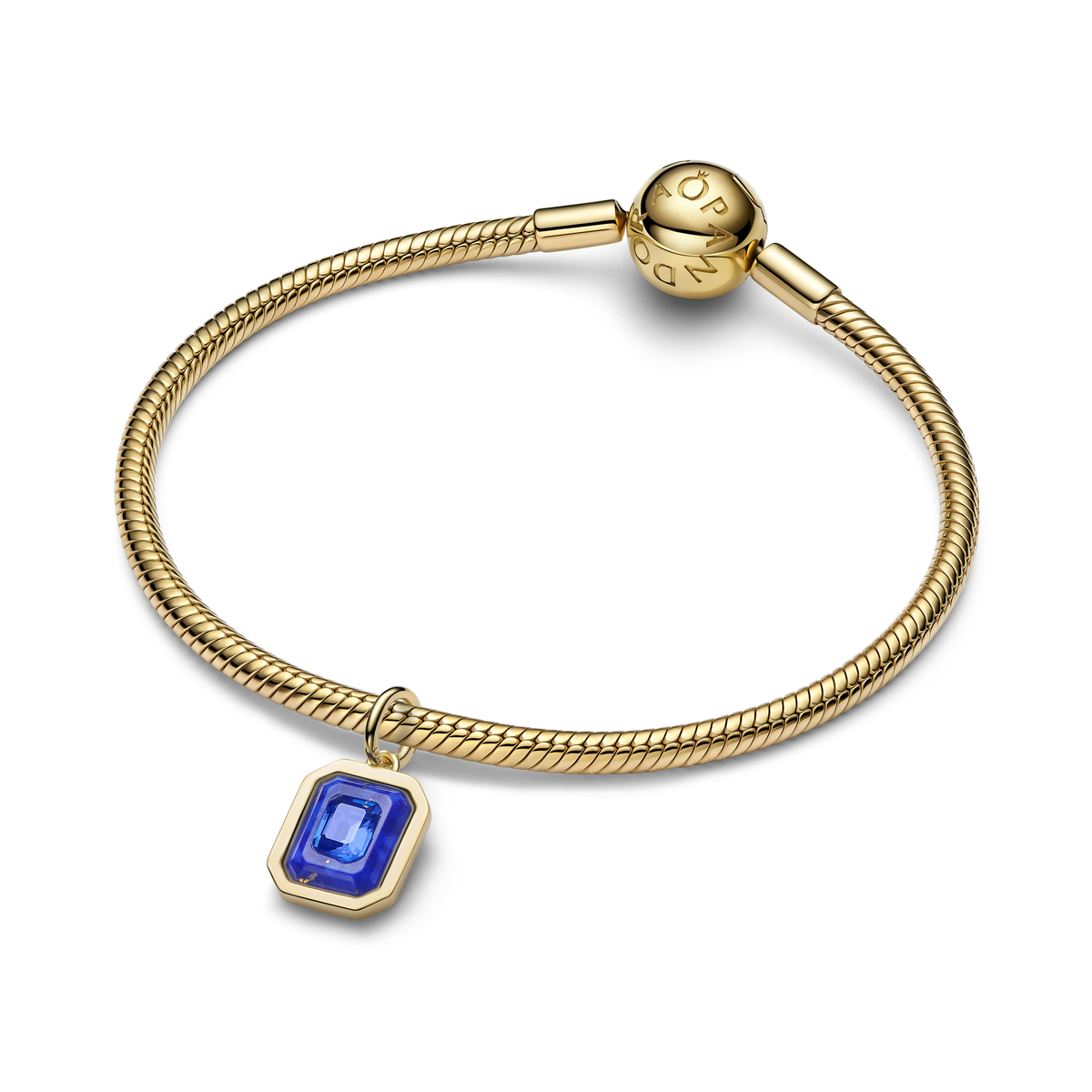 Celestial Blue Hexagon Dangle Charm