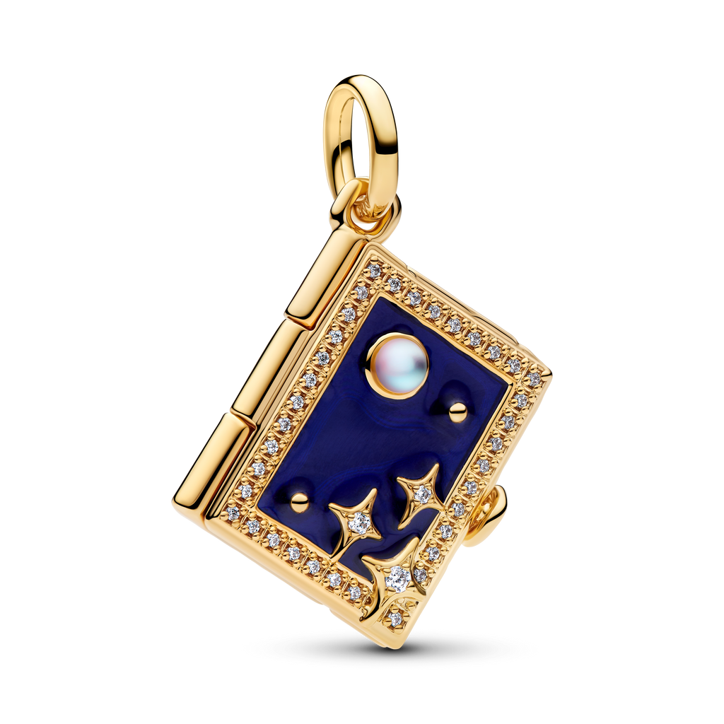 Engravable Magic Book Dangle Charm