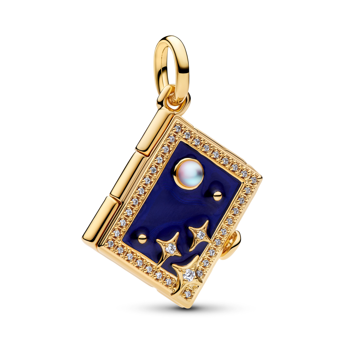 Engravable Magic Book Dangle Charm