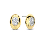 Ti Sento Milano Oval Sparkle Earrings