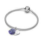 Celestial Blue Love Constellation Double Dangle Charm