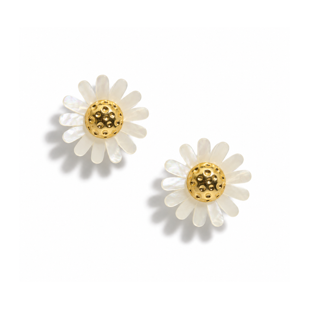 Daisy Flower Stud Earrings