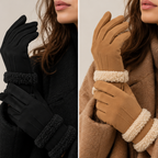 Teddy Trim Gloves