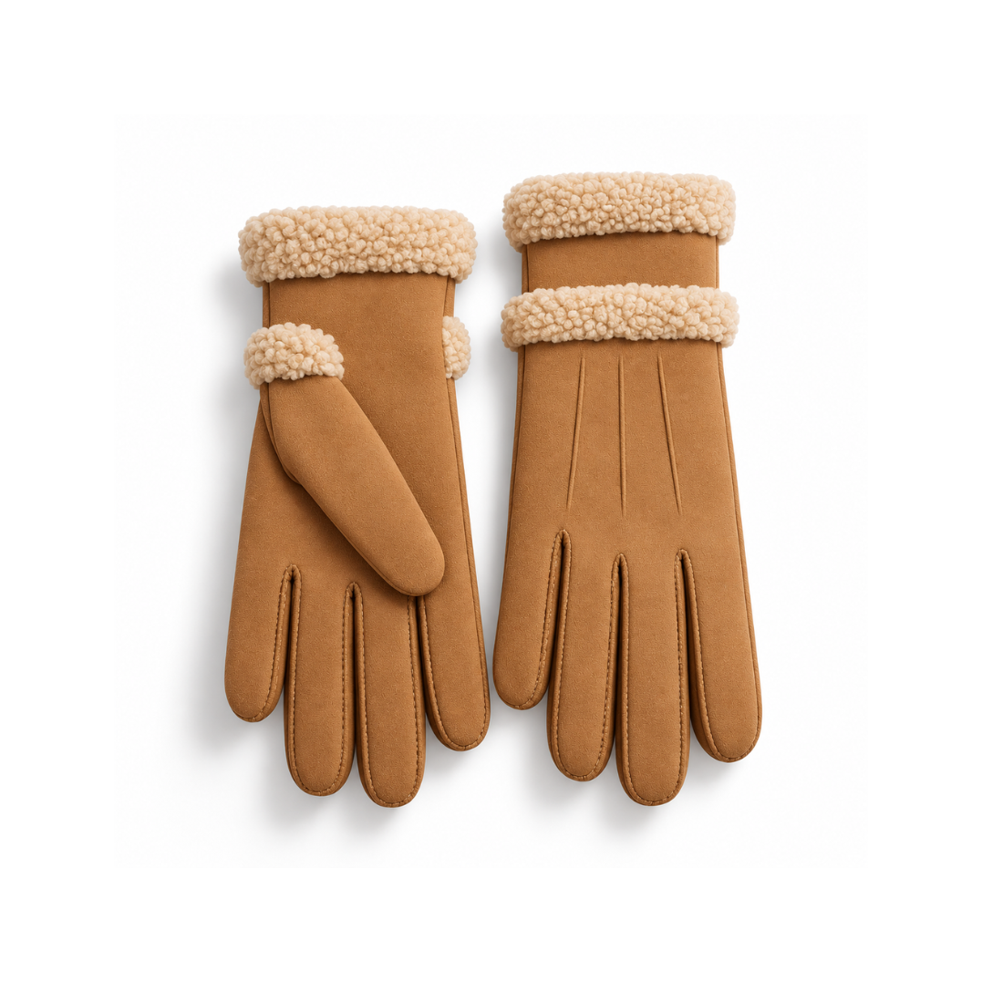 Teddy Trim Gloves