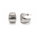 Textured Dome Hoop Earrings