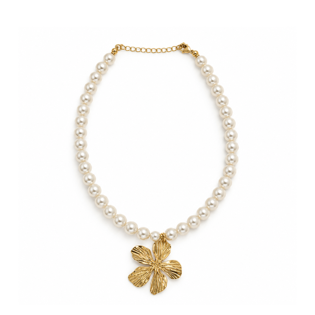 Pearl Blossom Necklace