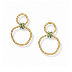 Gold Double Hoop Earrings