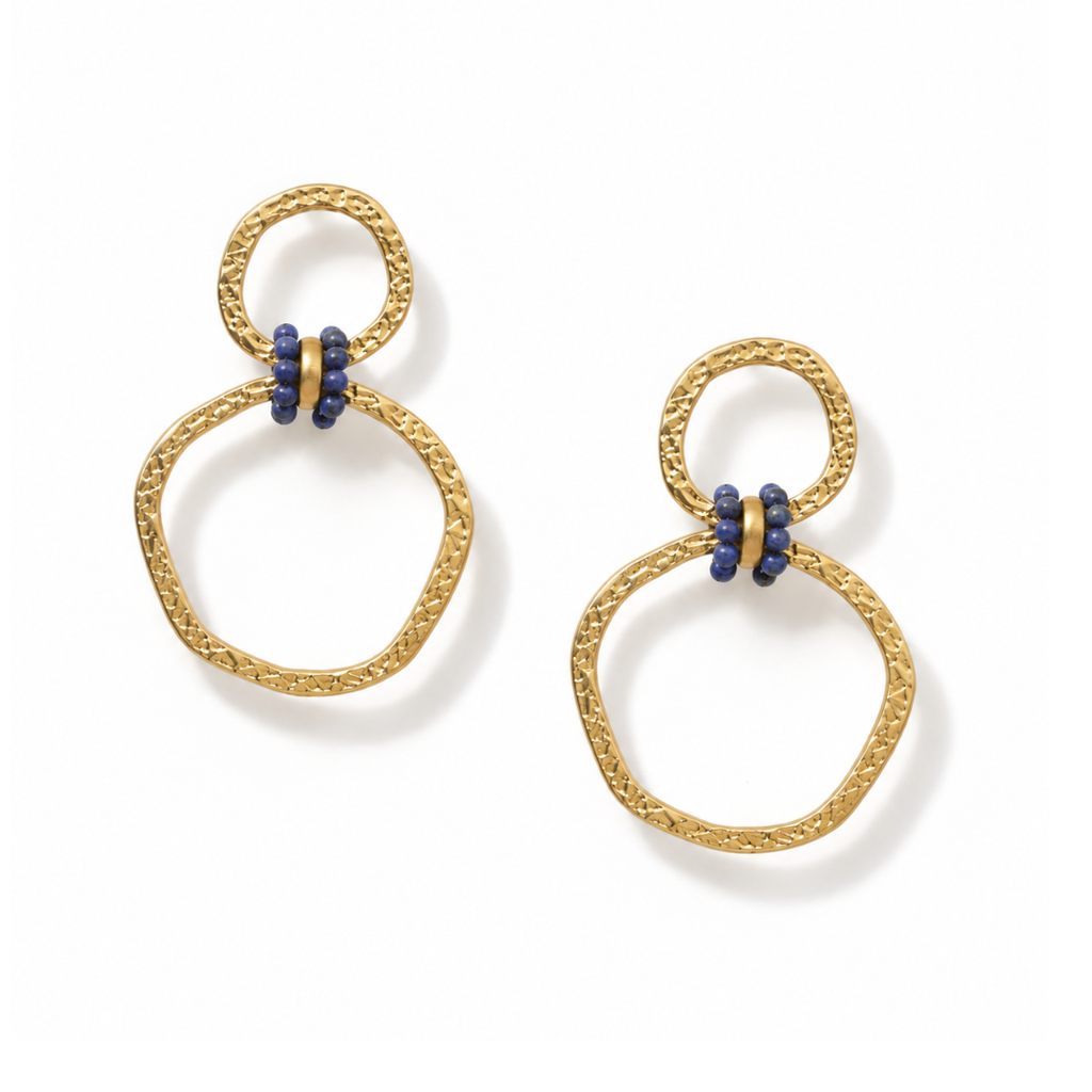 Gold Double Hoop Earrings