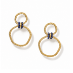 Gold Double Hoop Earrings
