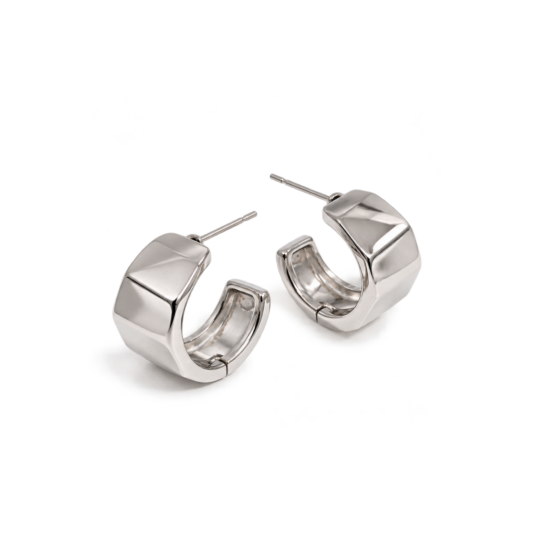 Chunky Mini Hoop Earrings