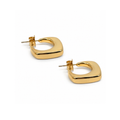 Geometric Square Hoop Earrings