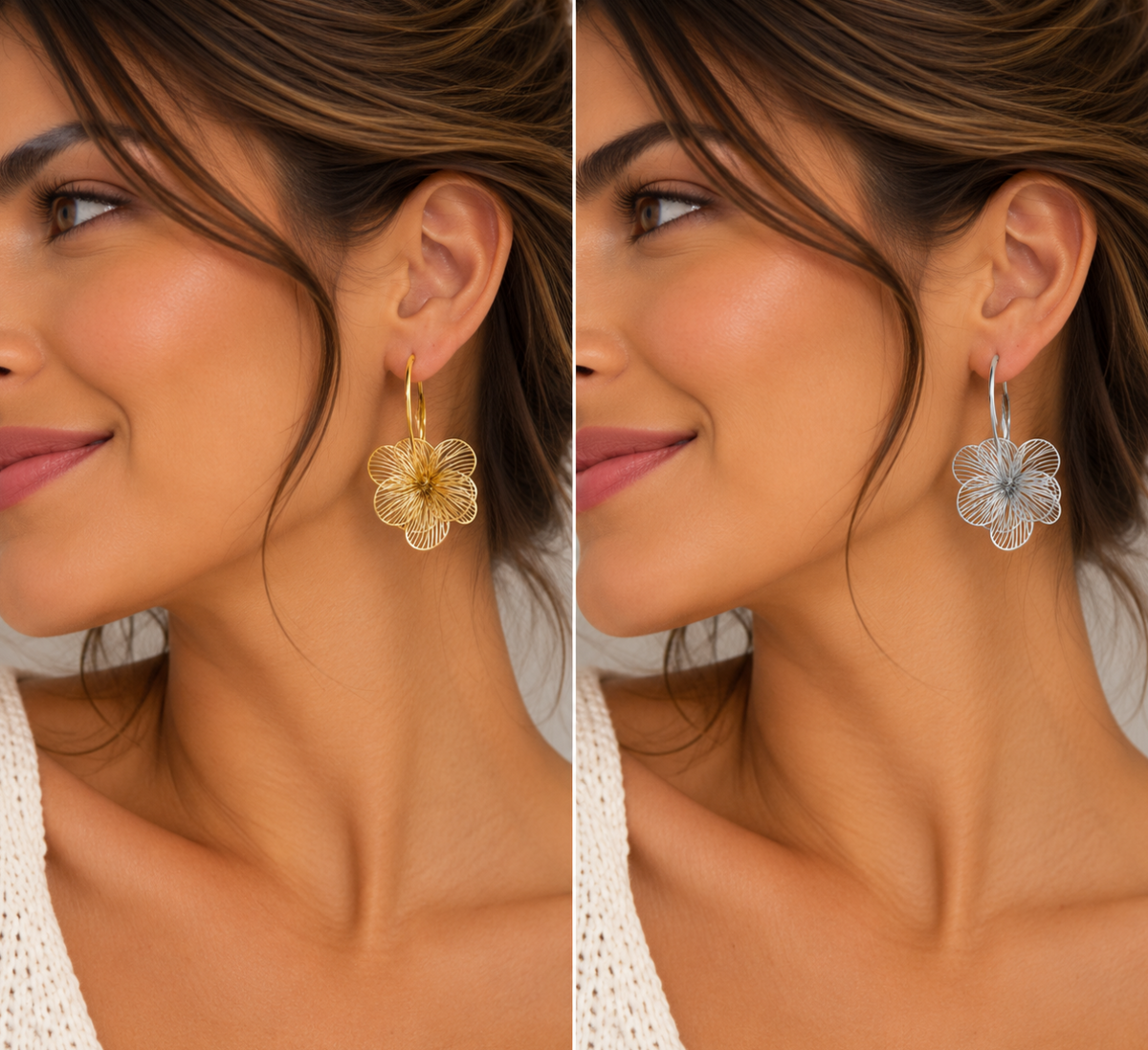 Flowers earrings