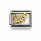 Happy Birthday Link Charm for the withOrla Memory Bracelet