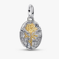 Rose Medallion Charm