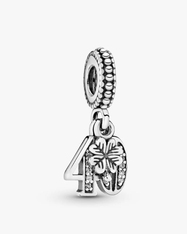 40th Celebration Dangle Charm