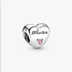 Sister Heart Charm