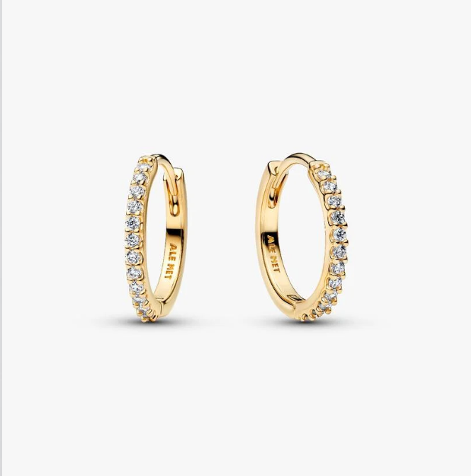 Sparkling Mini Hoop Earrings