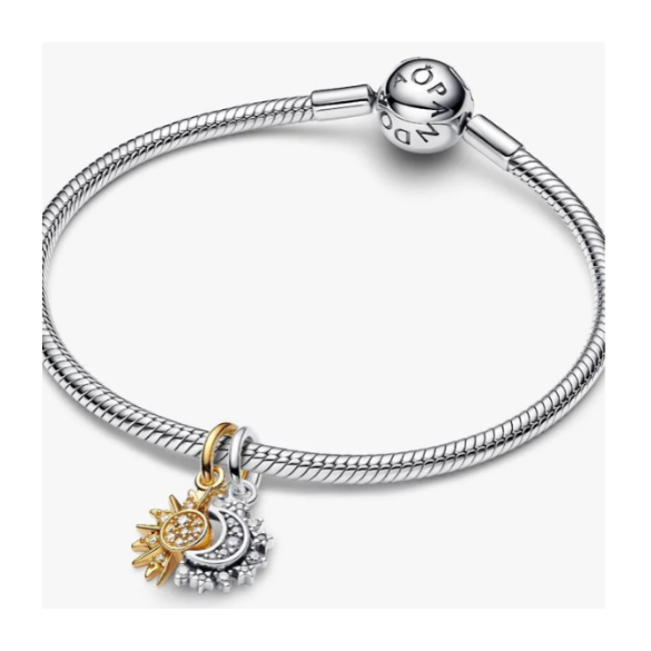 Splittable Sun & Moon Dangle Charm