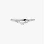 Sparkling Wishbone Ring