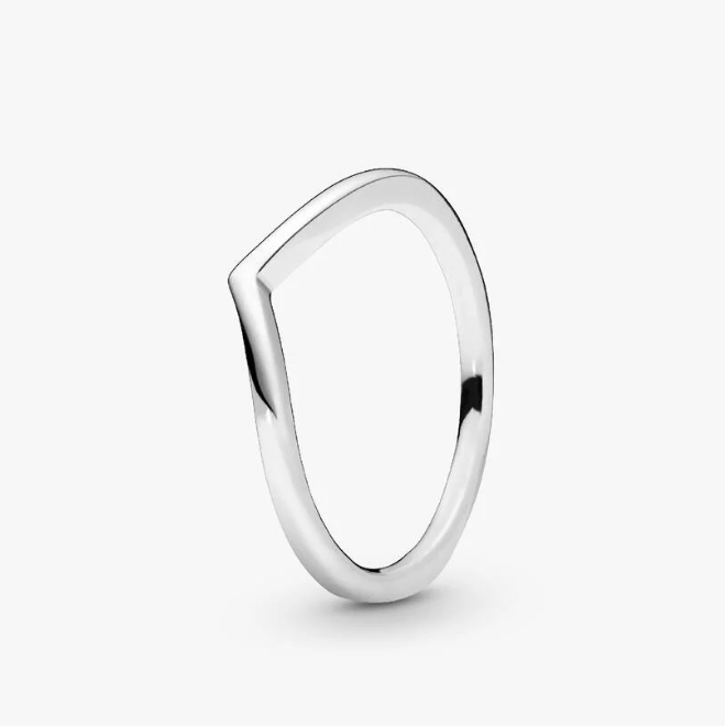 Polished Wishbone Ring