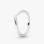 Polished Wishbone Ring