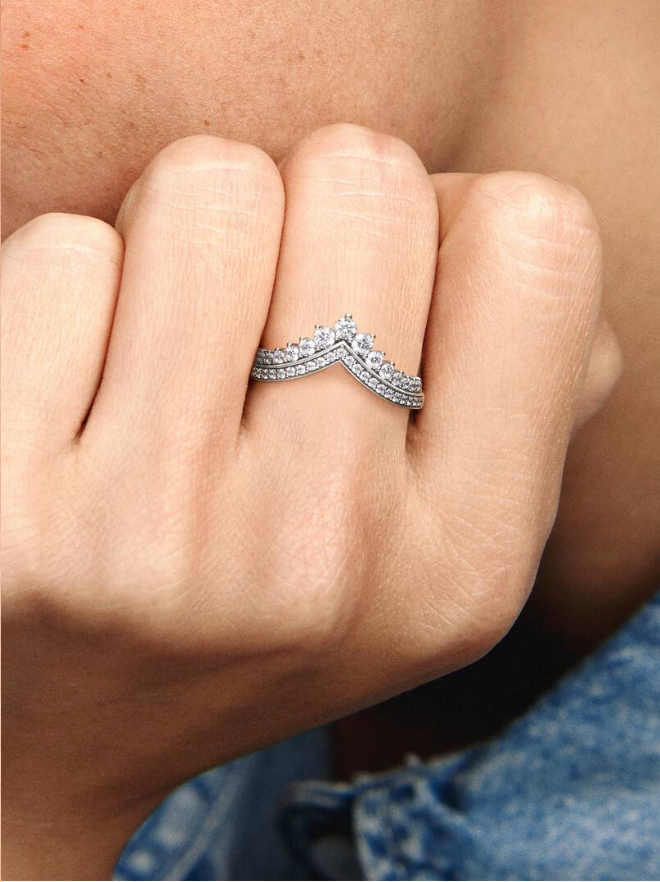 Princess Wishbone Ring