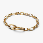 Openable Oval Link Chain Bracelet
