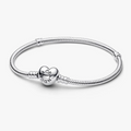 Heart Clasp Snake Chain Bracelet