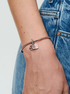 Sparkling Infinity Heart Dangle Charm