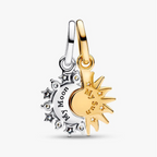 Splittable Sun & Moon Dangle Charm