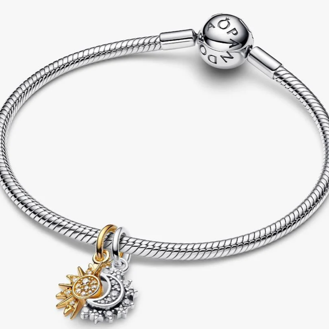 Splittable Sun & Moon Dangle Charm