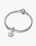 Horseshoe & Four-leaf Clover Engravable Dangle Charm