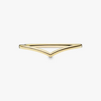 Polished Wishbone Ring