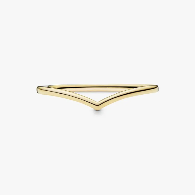 Polished Wishbone Ring