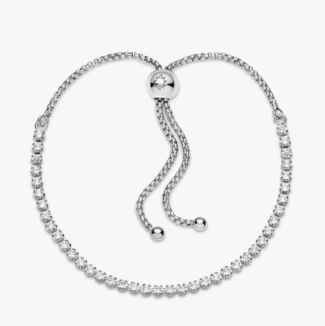 Sparkling Slider Tennis Bracelet